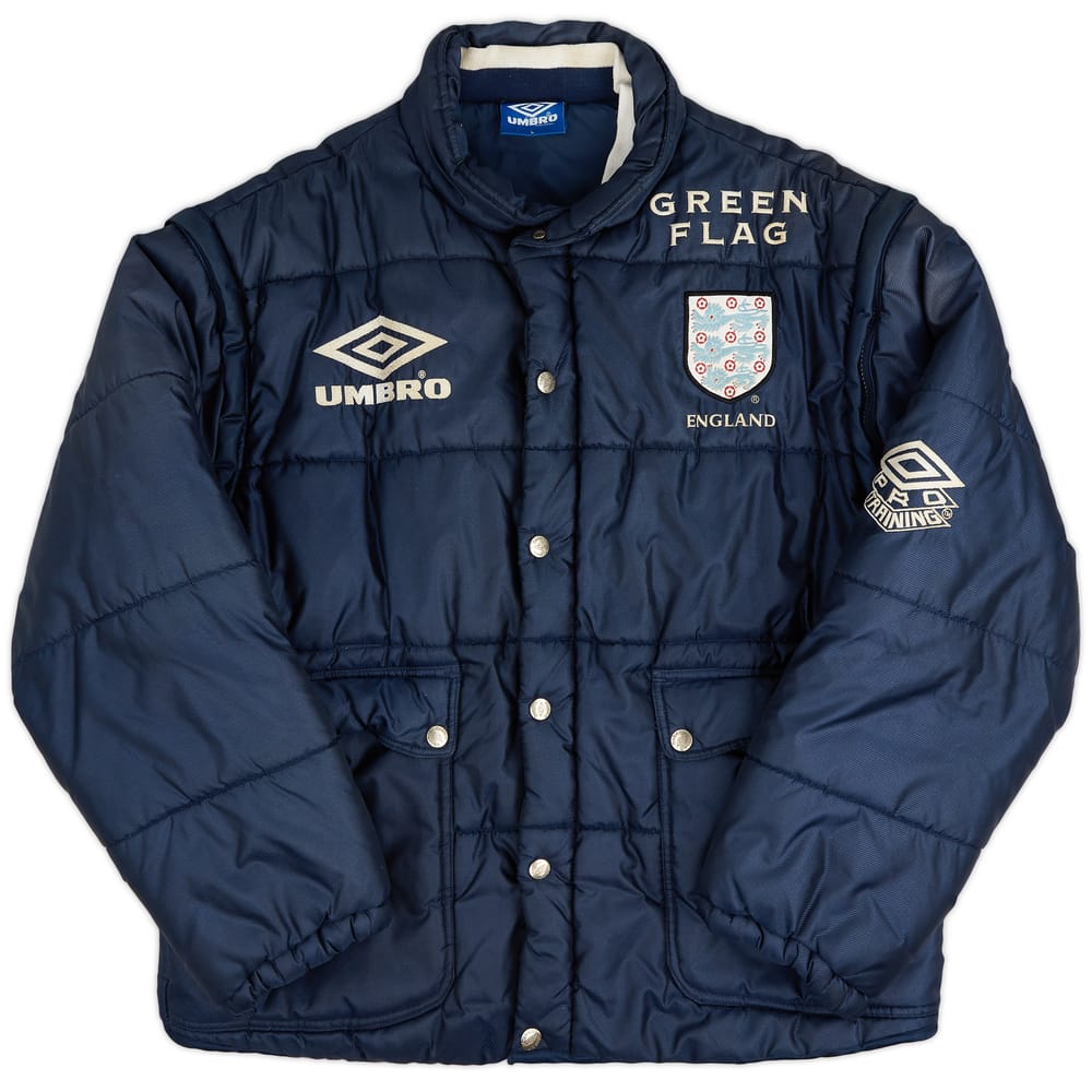 1998-00 England Umbro Padded Bench Coat - 8/10 - (L)