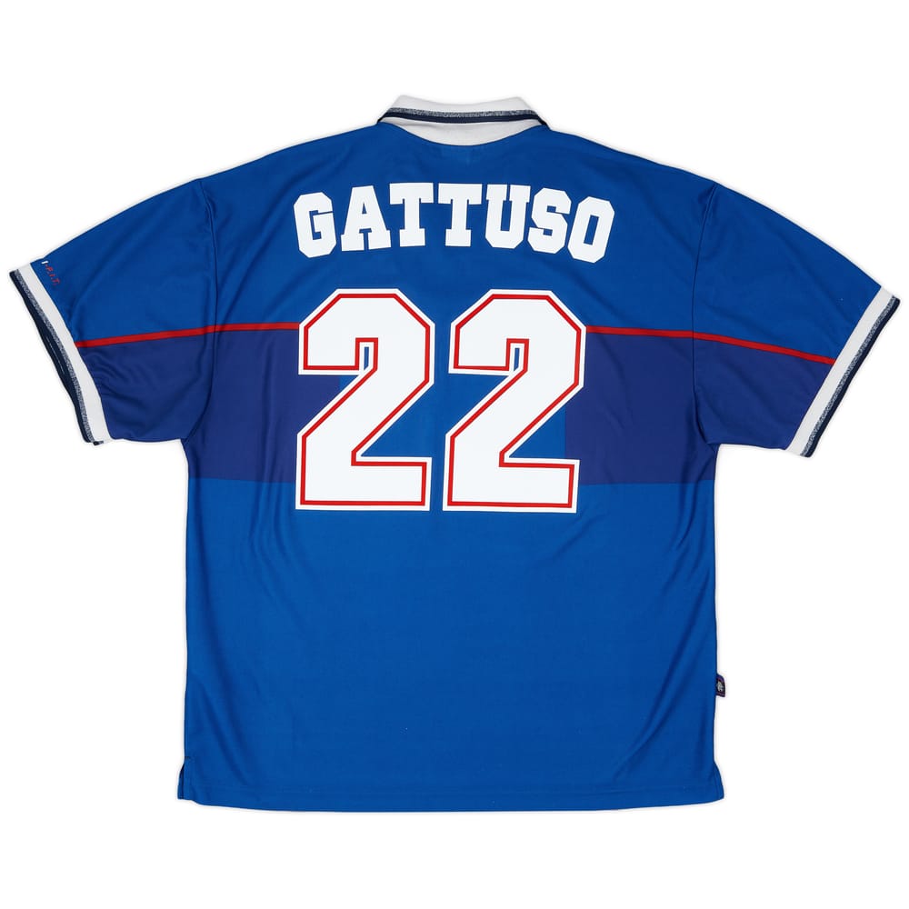 1997-99 Rangers Home Shirt Gattuso #22 - 8/10 - (XXL)