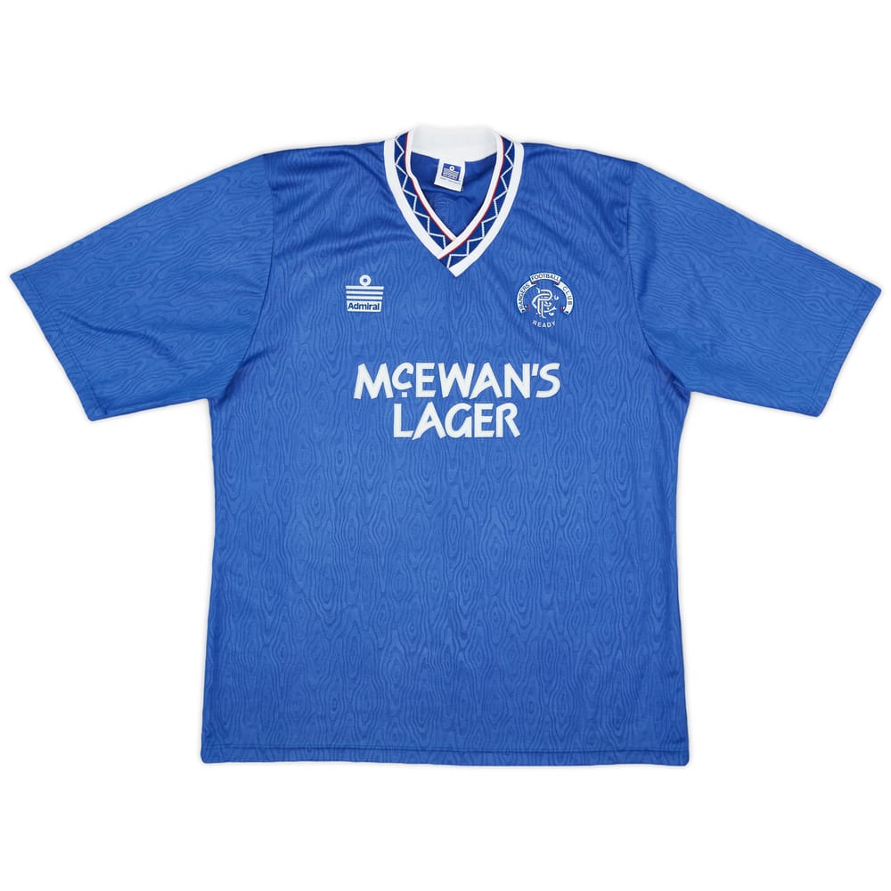 1990-92 Rangers Home Shirt - 9/10 - (L)