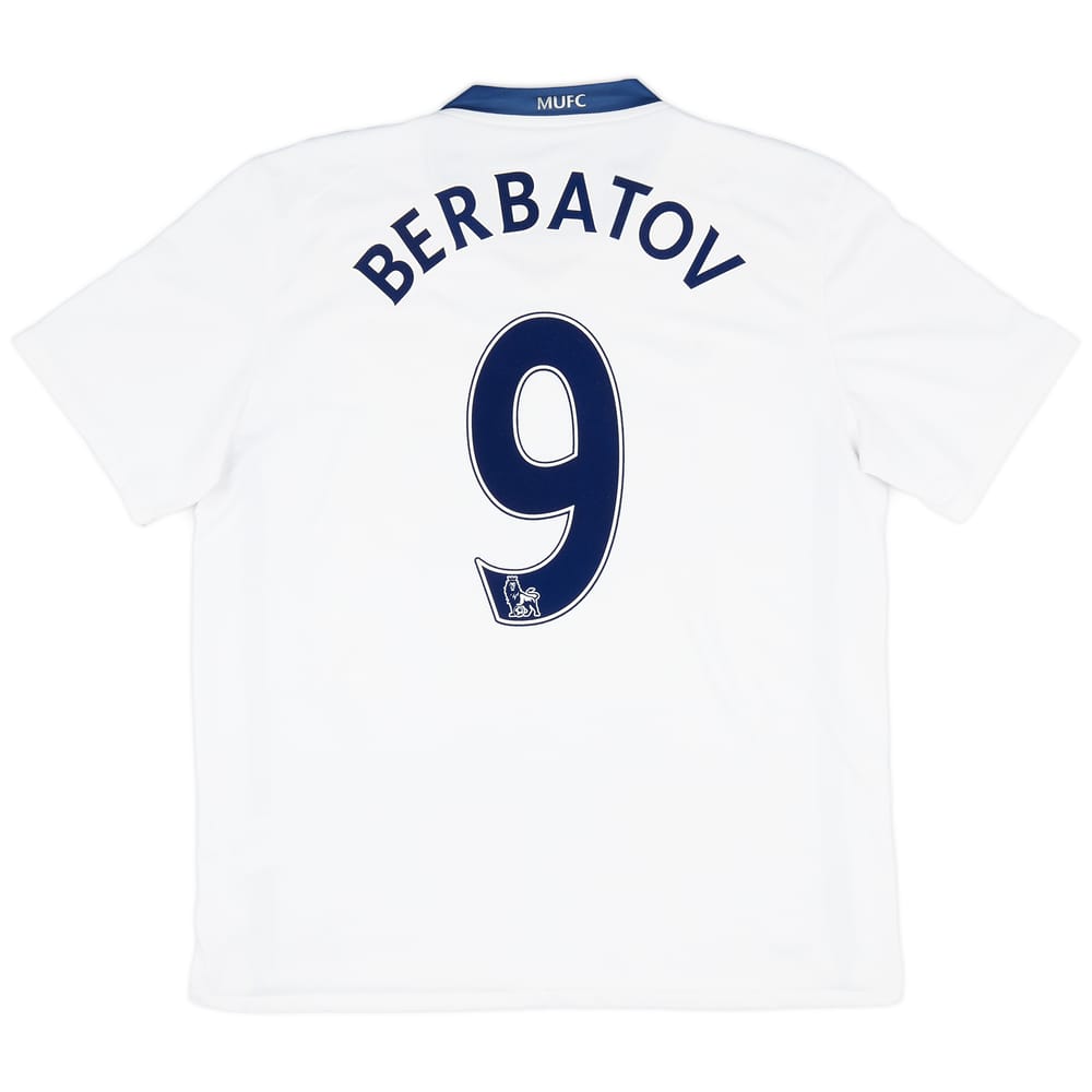 2008-10 Manchester United Away Shirt Berbatov #9 - 6/10 - (L)