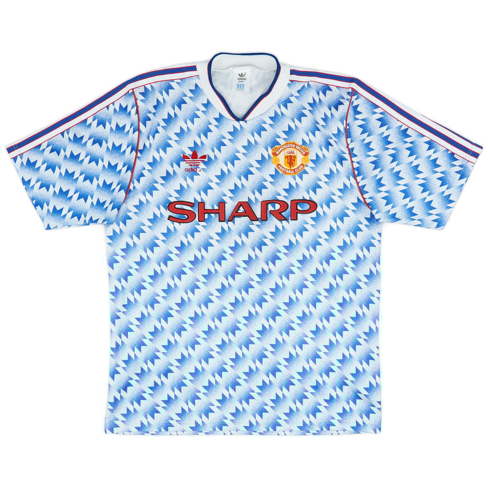 1990-92 Manchester United Away Shirt - 6/10 - (M)