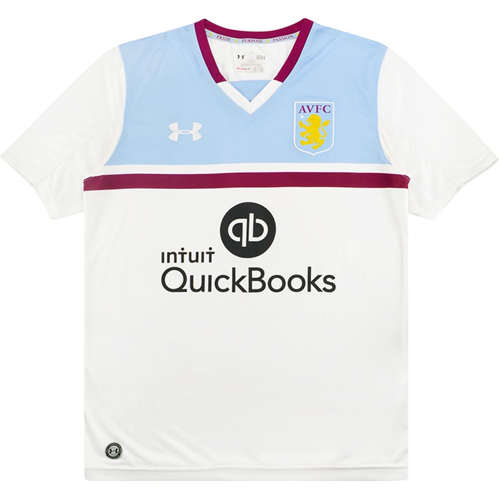 2016-17 Aston Villa Away Shirt - 8/10 - (S)