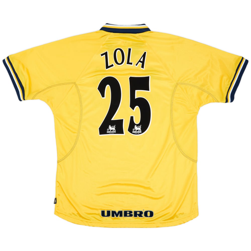 1998-00 Chelsea Third Shirt Zola #25 (XL)