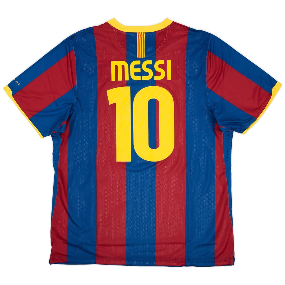 2010-11 Barcelona Player Issue Home Shirt Messi #10 (XXL)