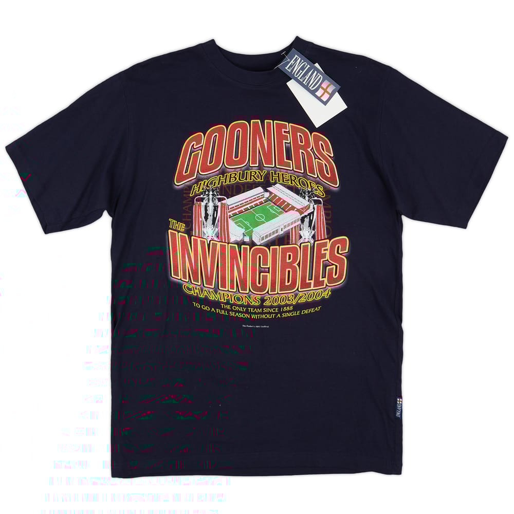 2004 Arsenal "Invincibles" Graphic Tee (L)