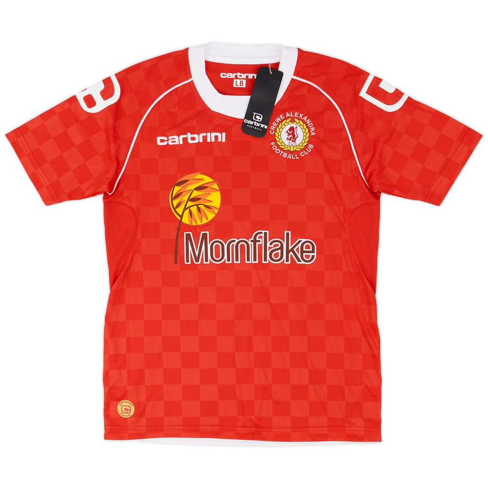 2013-14 Crewe Alexandra Home Shirt (12-13Y/13-14Y/Kids)