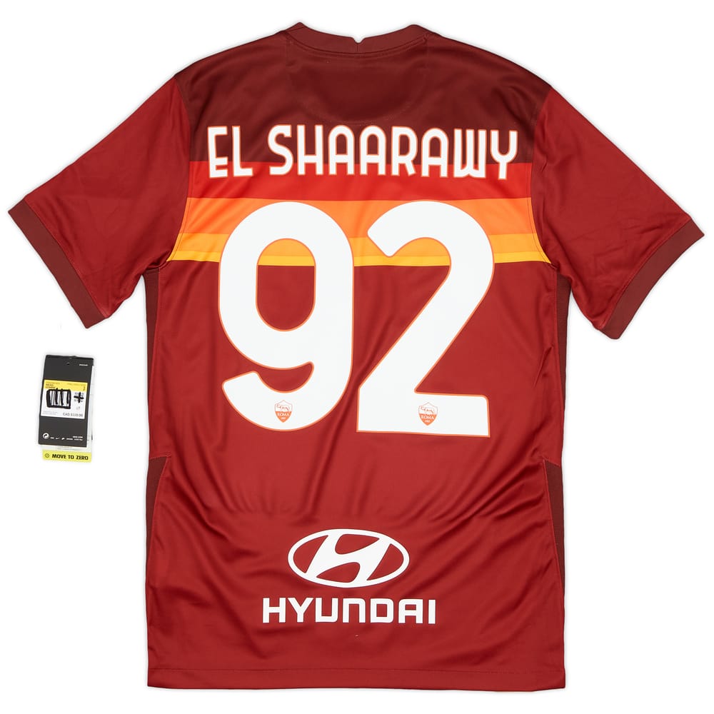 2020-21 Roma Home Shirt El Shaarawy #92 (S)