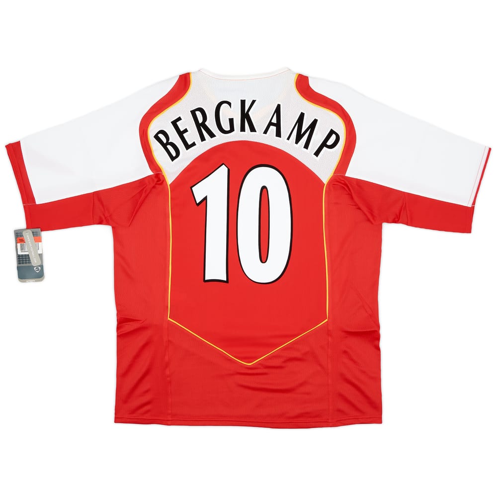 2004-05 Arsenal Home Shirt Bergkamp #10 (L)