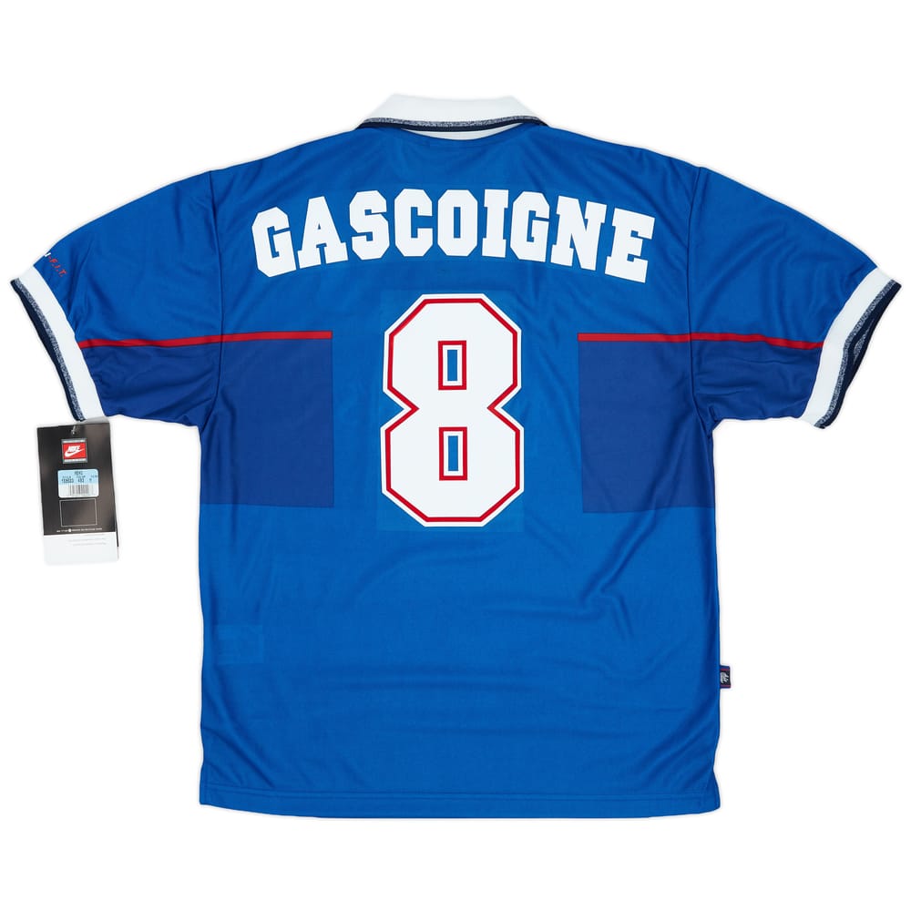 1997-99 Rangers Home Shirt Gascoigne #8 (M)