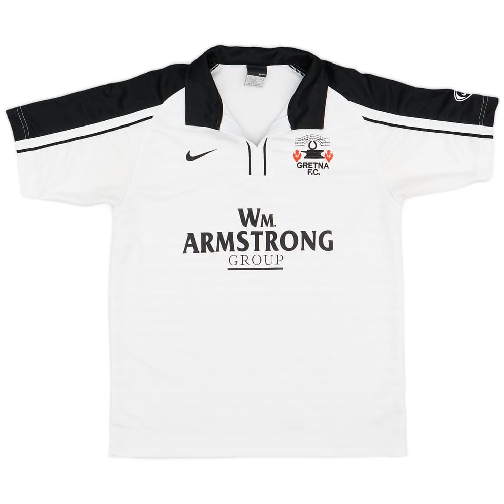 2004-06 Gretna Home Shirt - 8/10 - (XL.Boys)