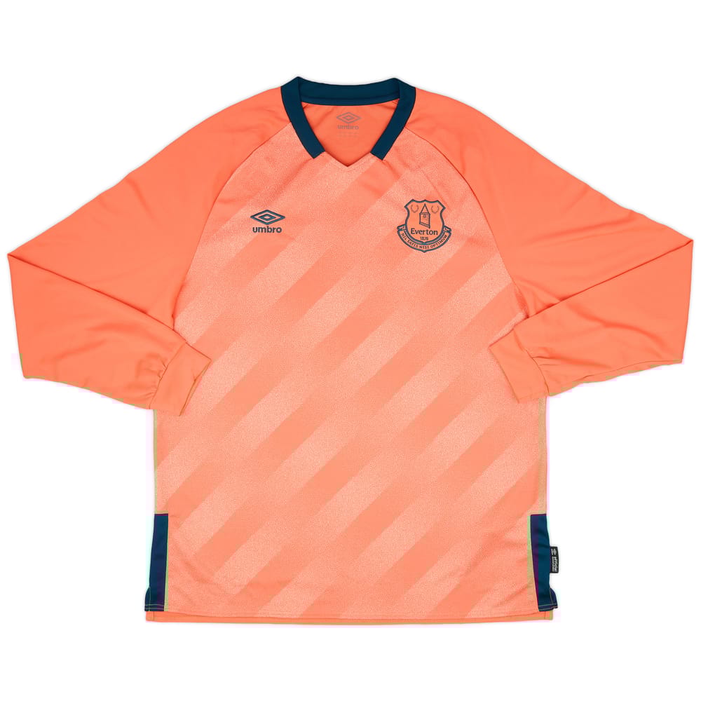 2019-20 Everton Away L/S Shirt - 9/10 - (XXL)