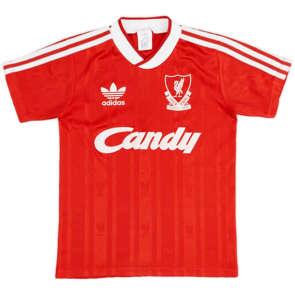 1988-89 Liverpool Home Shirt - 9/10 - (L.Boys)