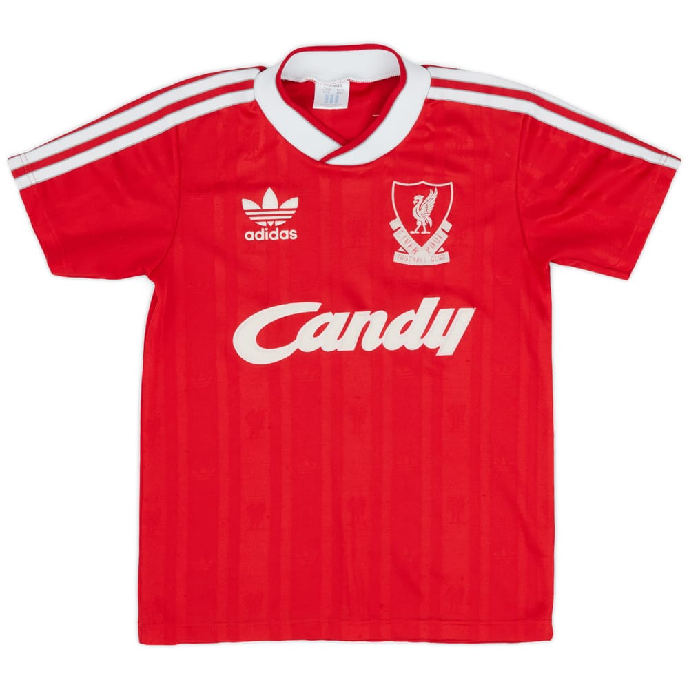 1988-89 Liverpool Home Shirt - 7/10 - (L.Boys)