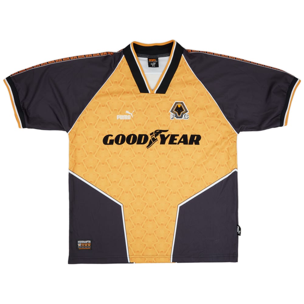 1996-98 Wolves Home Shirt - 8/10 - (XL)
