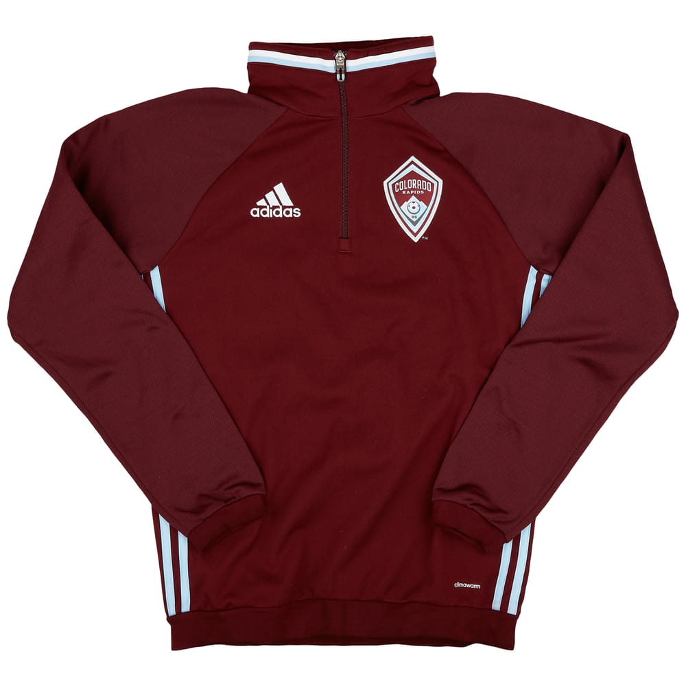 2015 Colorado Rapids adidas 1/4 Zip Drill Top - 9/10 - (S)