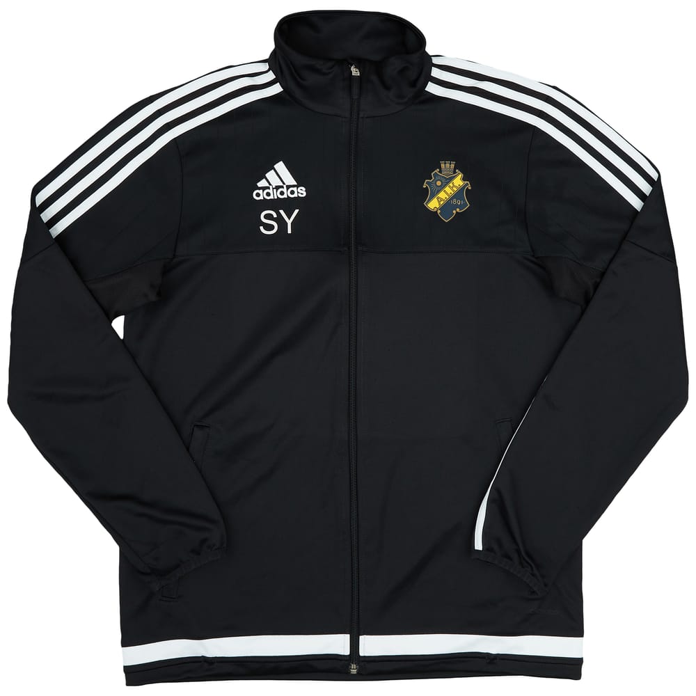 2014 AIK Stockholm Staff Issue adidas Track Jacket - 8/10 - (S)