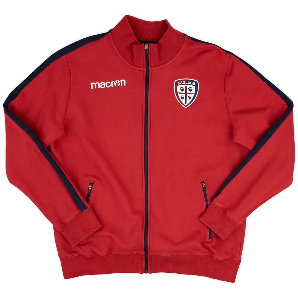 2017-18 Cagliari Macron Track Jacket - 9/10 - (3XL)