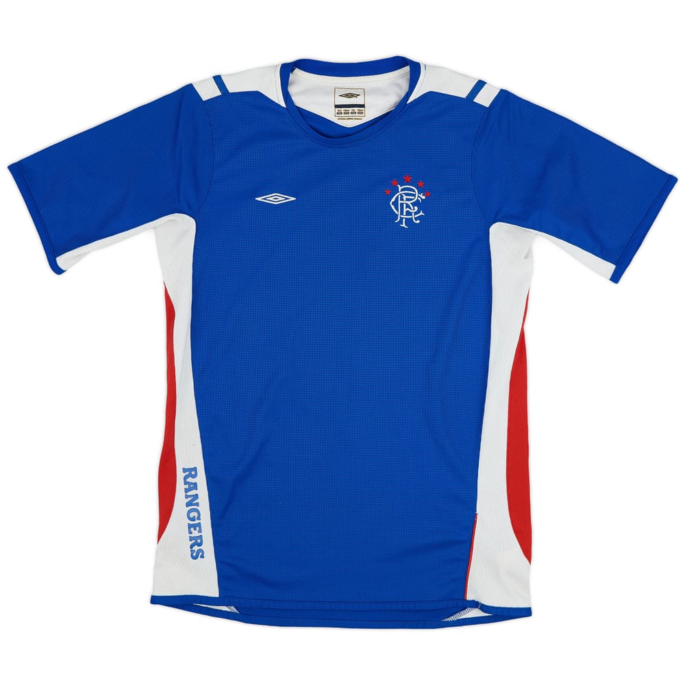 2007-08 Rangers Umbro Training Shirt - 9/10 - (XL.Boys)