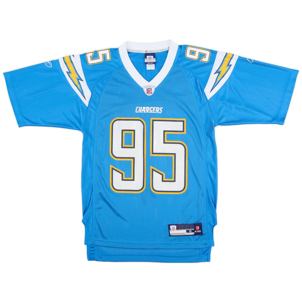 2007 San Diego Chargers Phillips #95 Reebok On Field Alternate Jersey (Excellent) S