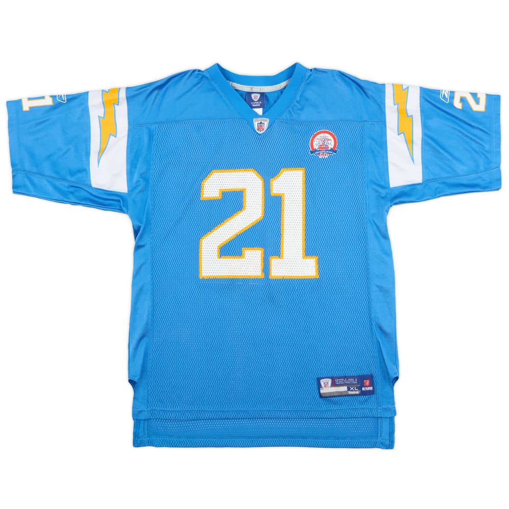 2009 San Diego Chargers Tomlinson #21 Reebok On Field Alternate Jersey (Good) XL.Kids