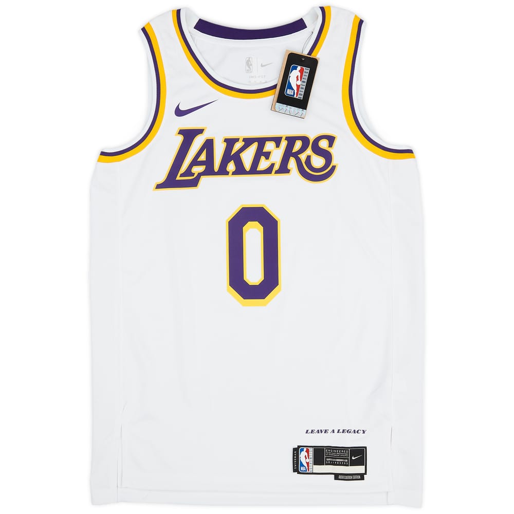 2021-23 LA Lakers Westbrook #0 Nike Swingman Home Jersey (S)