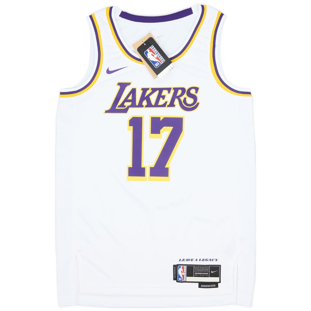 2022-23 LA Lakers Schröder #17 Nike Swingman Home Jersey (S)