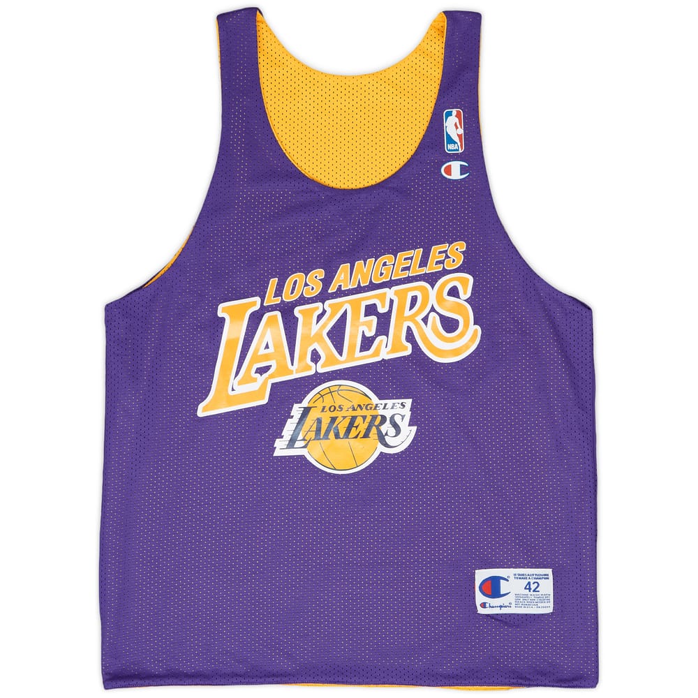 1990s LA Lakers Champion Reversible Training Jersey L