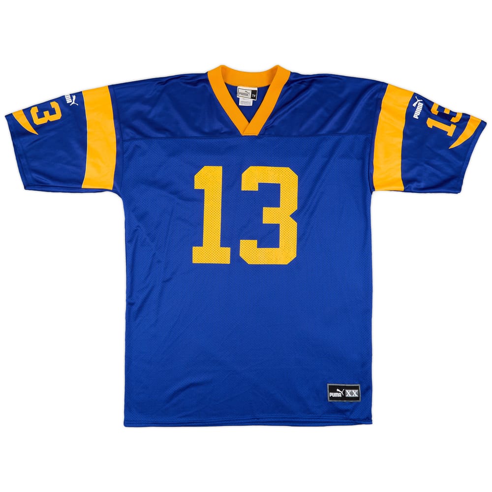 1998-99 St. Louis Rams Warner #13 Puma Home Jersey (Very Good) XXL