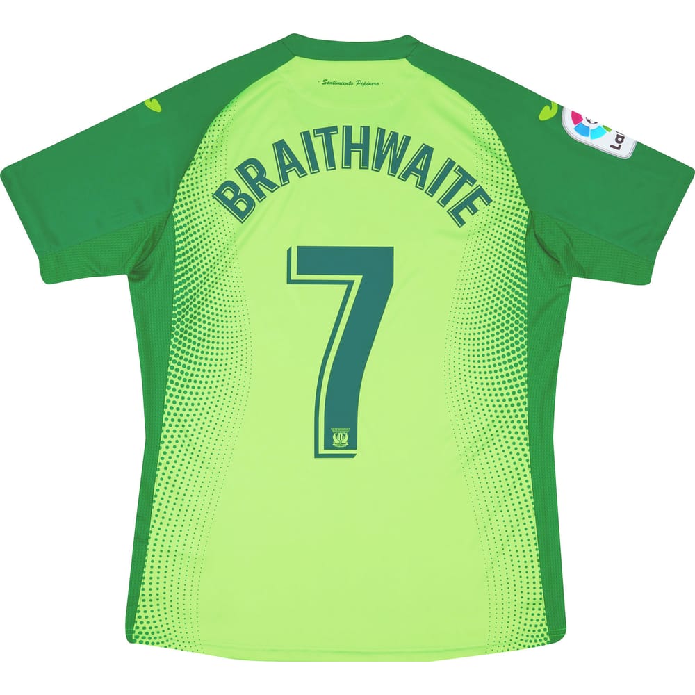 2019-20 CD Leganes Away Shirt Braithwaite #7 - NEW