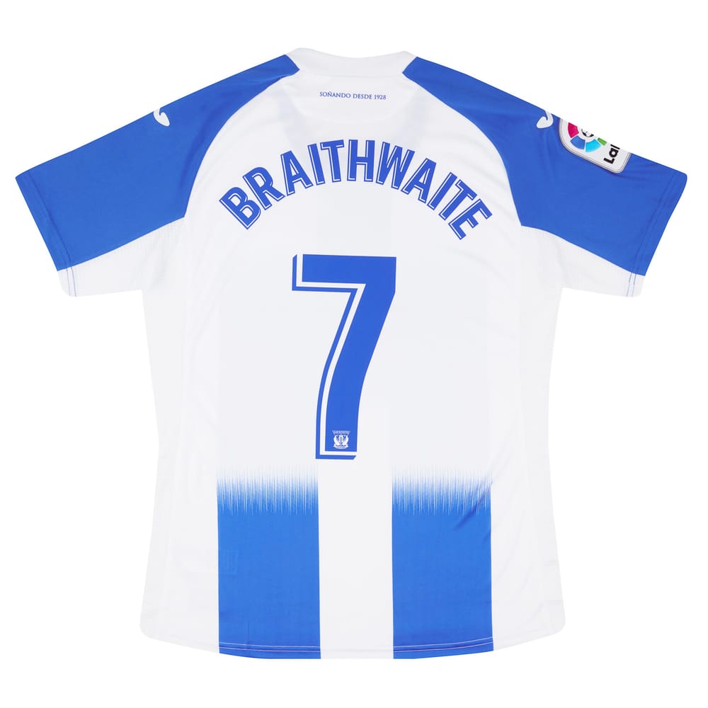 2019-20 CD Leganes Home Shirt Braithwaite #7