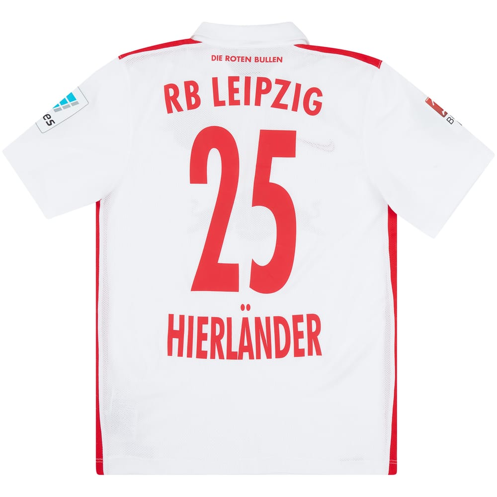 2015-16 RB Leipzig Match Issue Home Shirt Hierlander #25