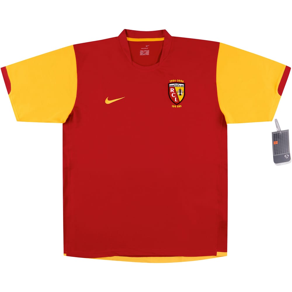 2006-07 Lens Centenary Home Shirt