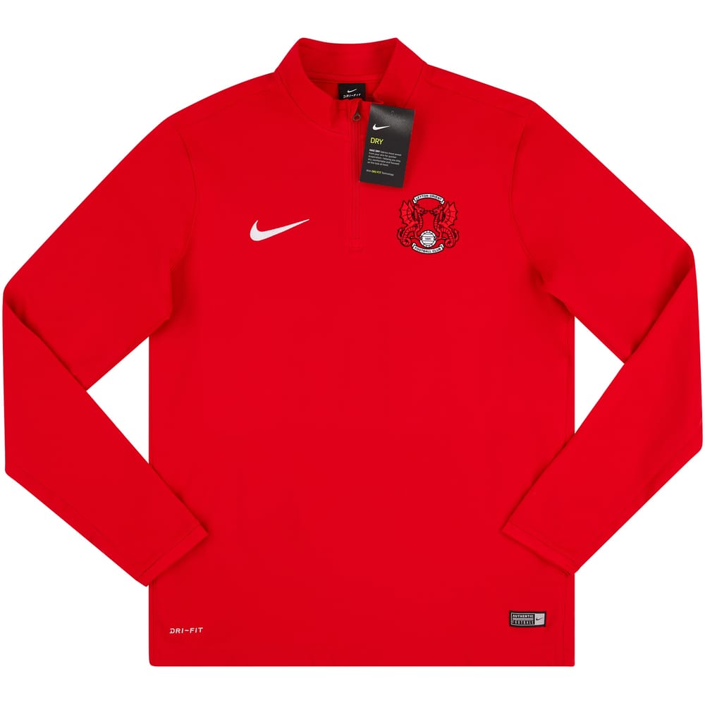 2016-17 Leyton Orient Nike 1/4 Zip Midlayer Training Top