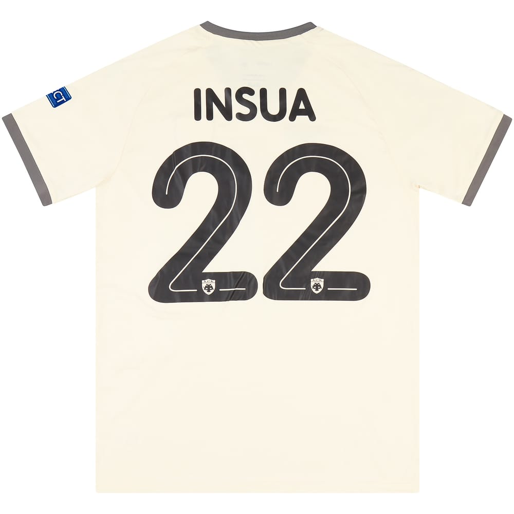 2020-21 AEK Athens Match Issue Europa League Third Shirt Insua #22