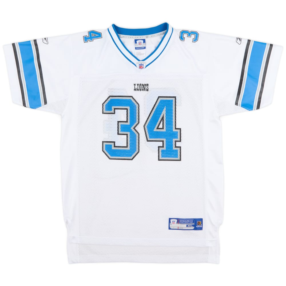 2005-06 Detroit Lions Jones #34 Reebok On Field Away Jersey (Excellent) XL.Kids