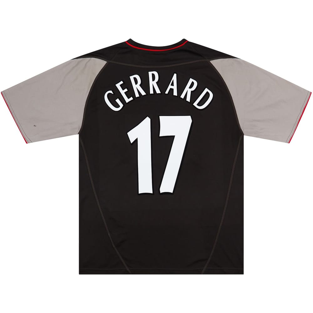 2002-04 Liverpool Away Shirt Gerrard #17