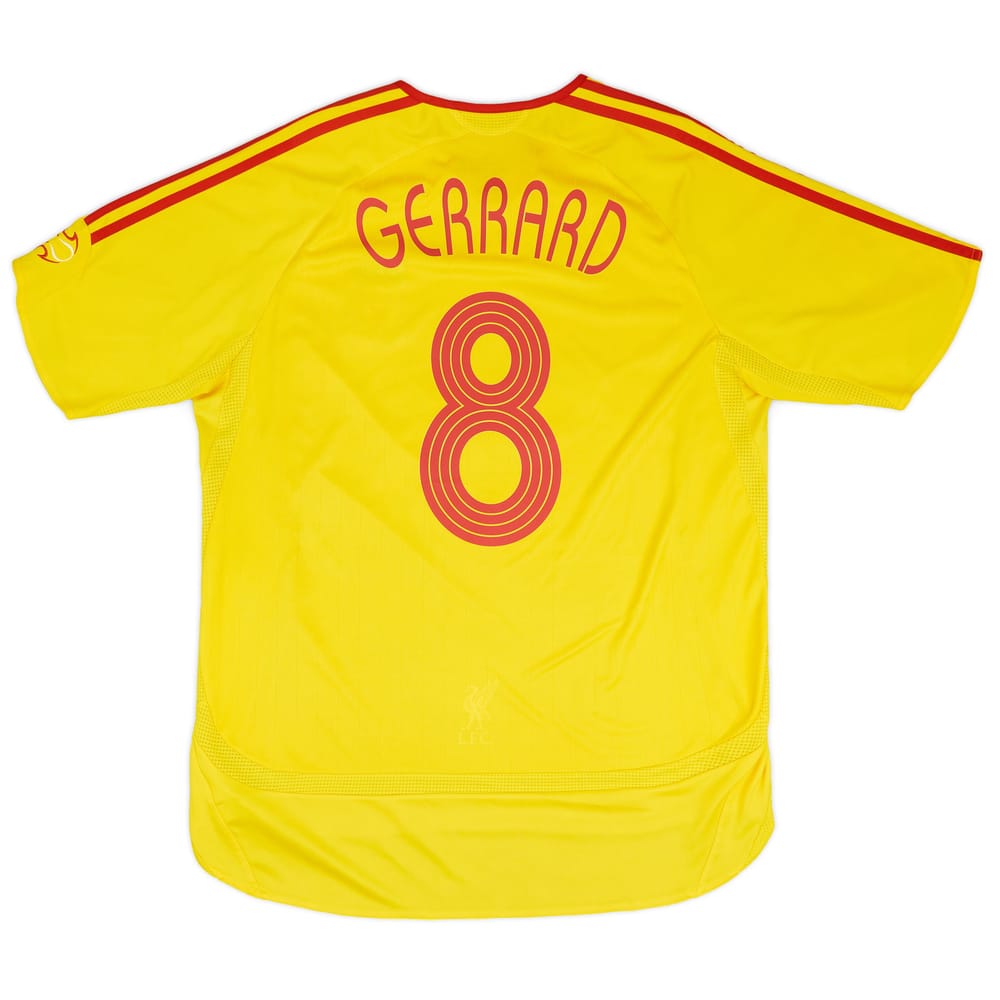 2006-07 Liverpool Away Shirt Gerrard #8 - 8/10 - (S)