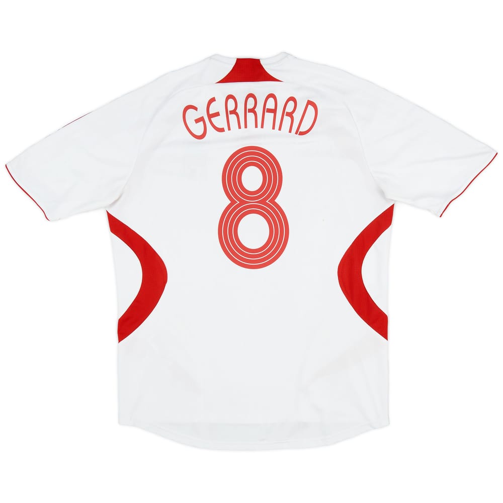 2007-08 Liverpool Away Shirt Gerrard #8 - 6/10 - (S)