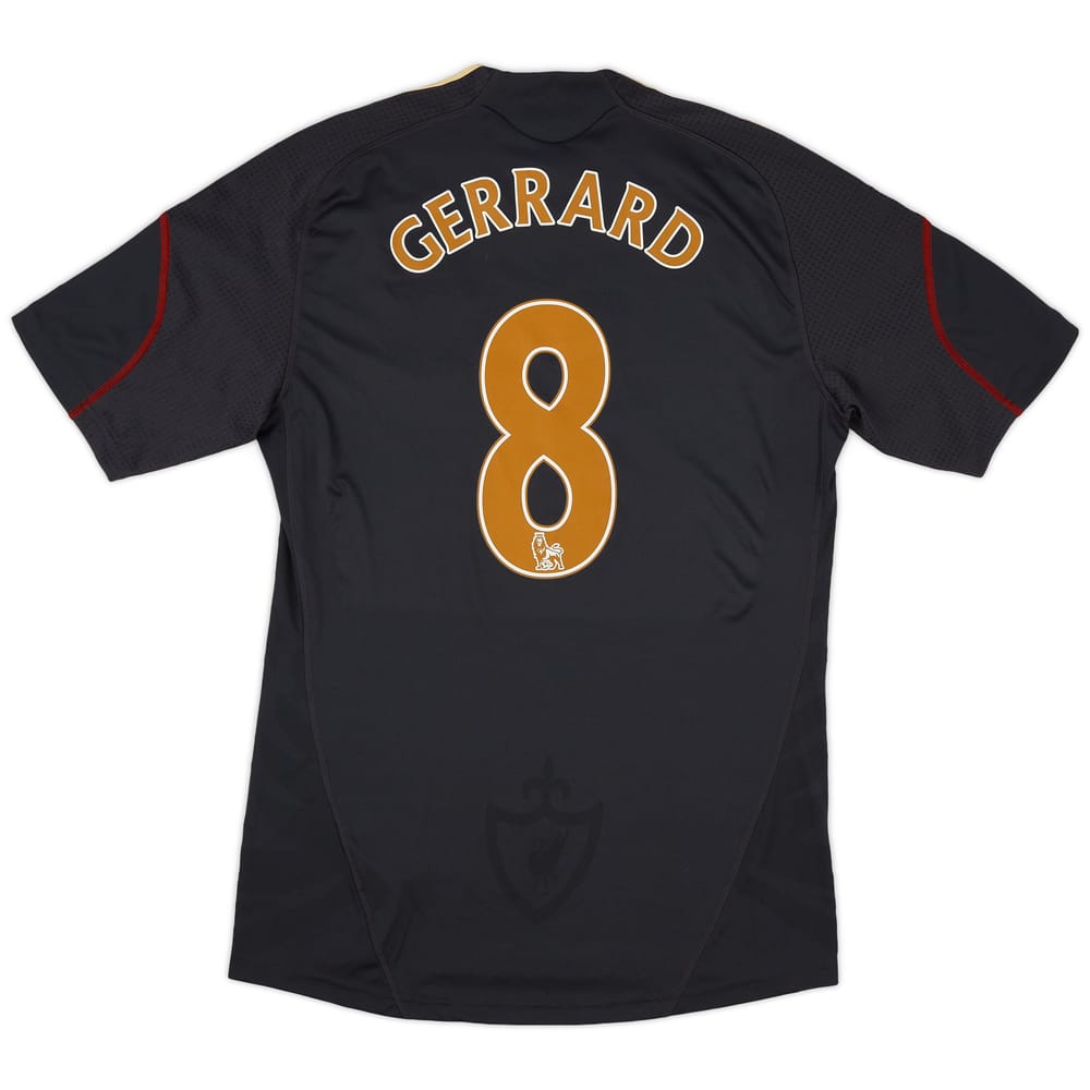 2009-10 Liverpool Away Shirt Gerrard #8 - 6/10 - (S)