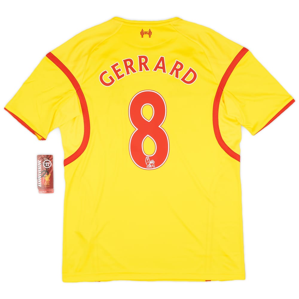 2014-15 Liverpool Away Shirt Gerrard #8