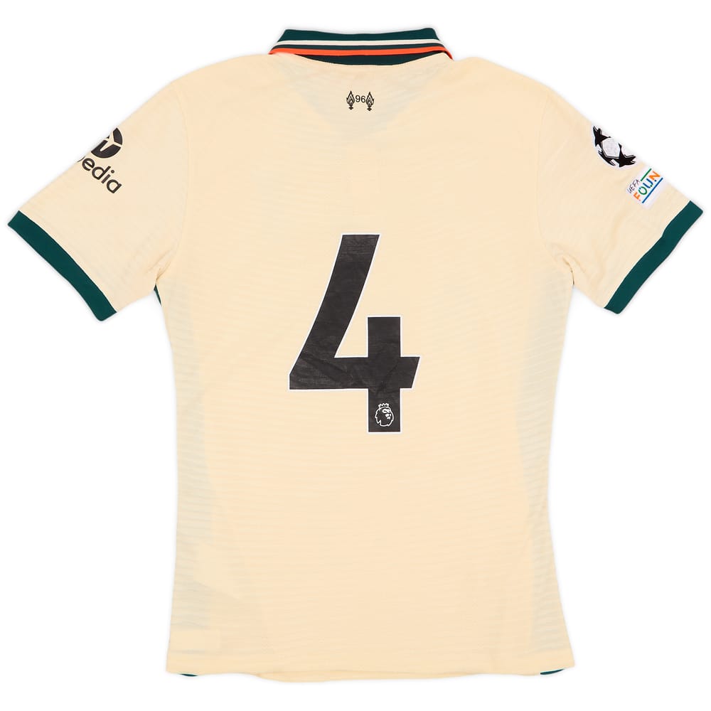 2021-22 Liverpool Authentic Away Shirt #4 - 6/10 - (M)