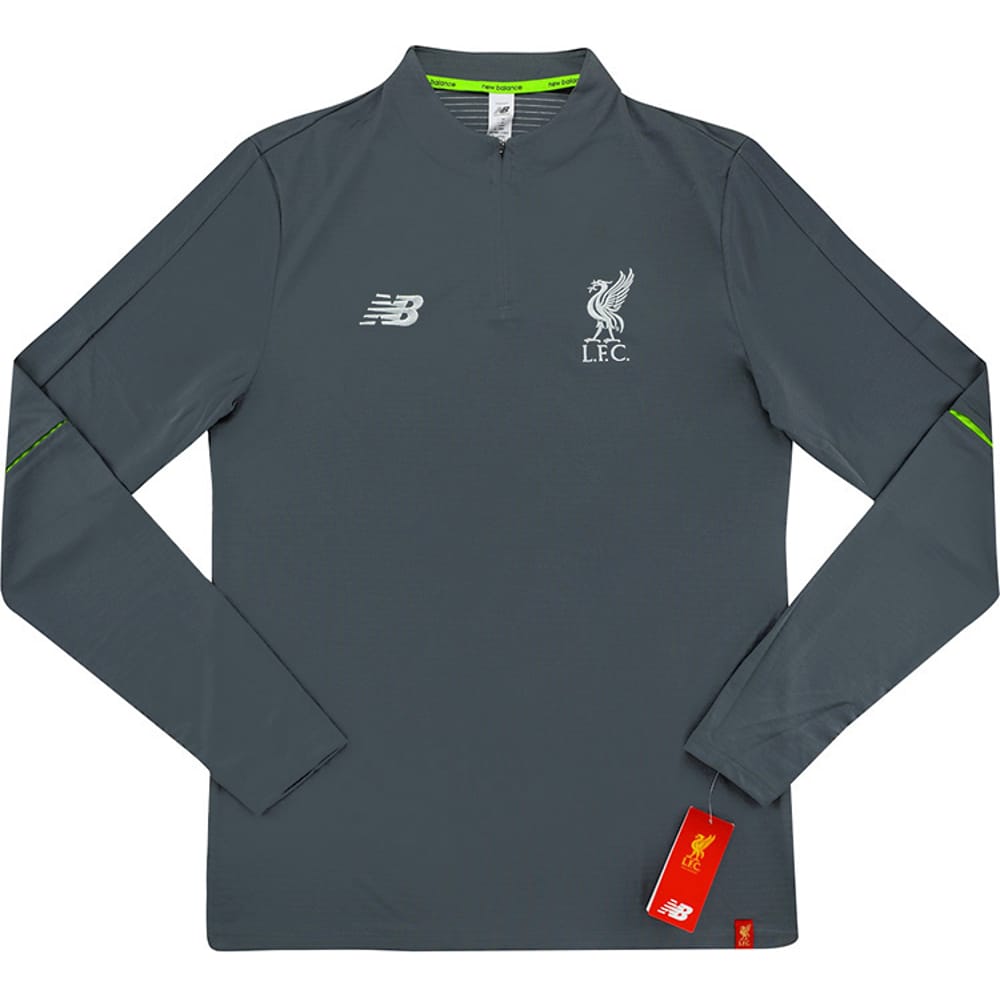 2018-19 Liverpool New Balance 1/2 Zip Training Top - NEW