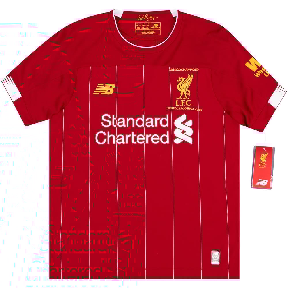 2019-20 Liverpool '2019-20 Champions' Home Shirt (KIDS)