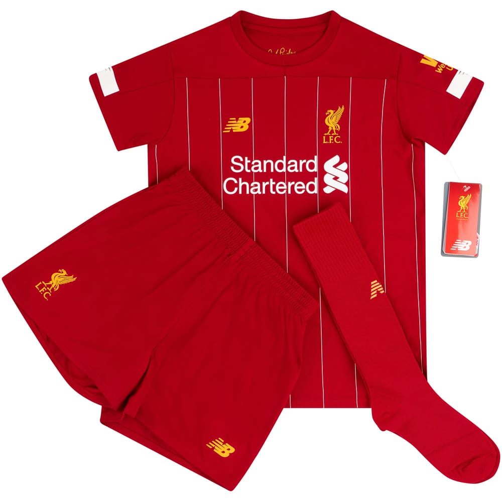 2019-20 Liverpool Home Full Kit - NEW - (Little Kids)