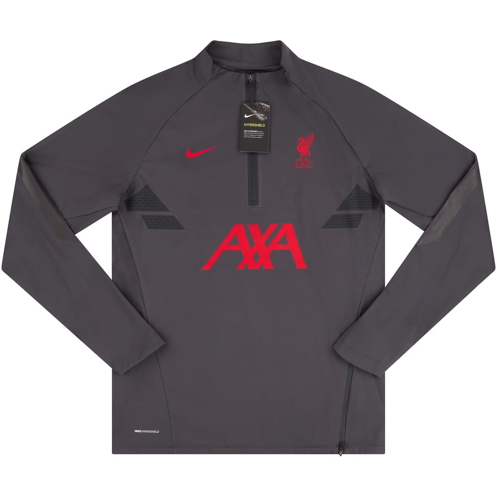 2020-21 Liverpool Player Issue 1/2 Zip Strike Drill Training Top - NEW