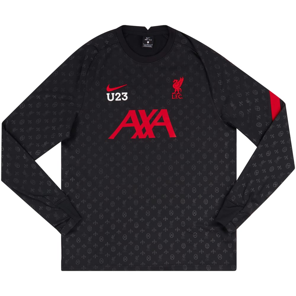 2020-21 Liverpool U23 Player Issue Pre-Match Training Sweat Top *As New*