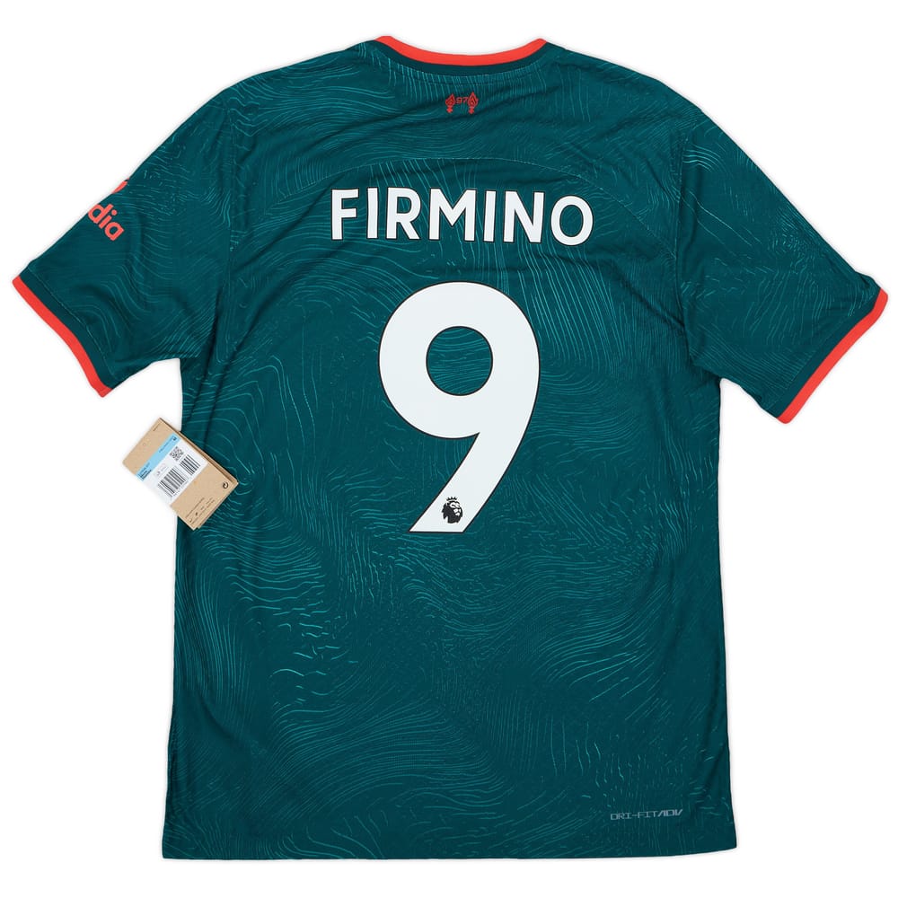 2022-23 Liverpool Authentic Third Shirt Firmino #9 (S)