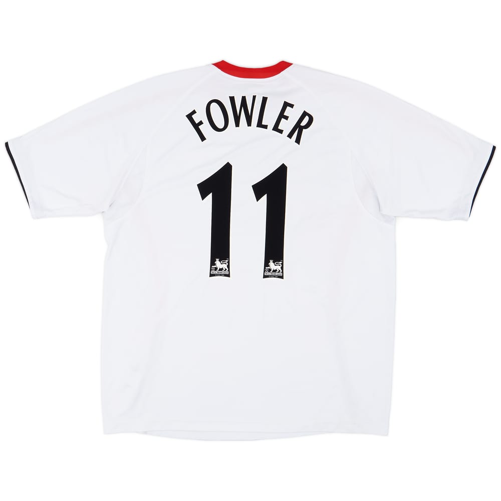 2005-06 Liverpool Away Shirt Fowler #11 - 8/10 - (XL)