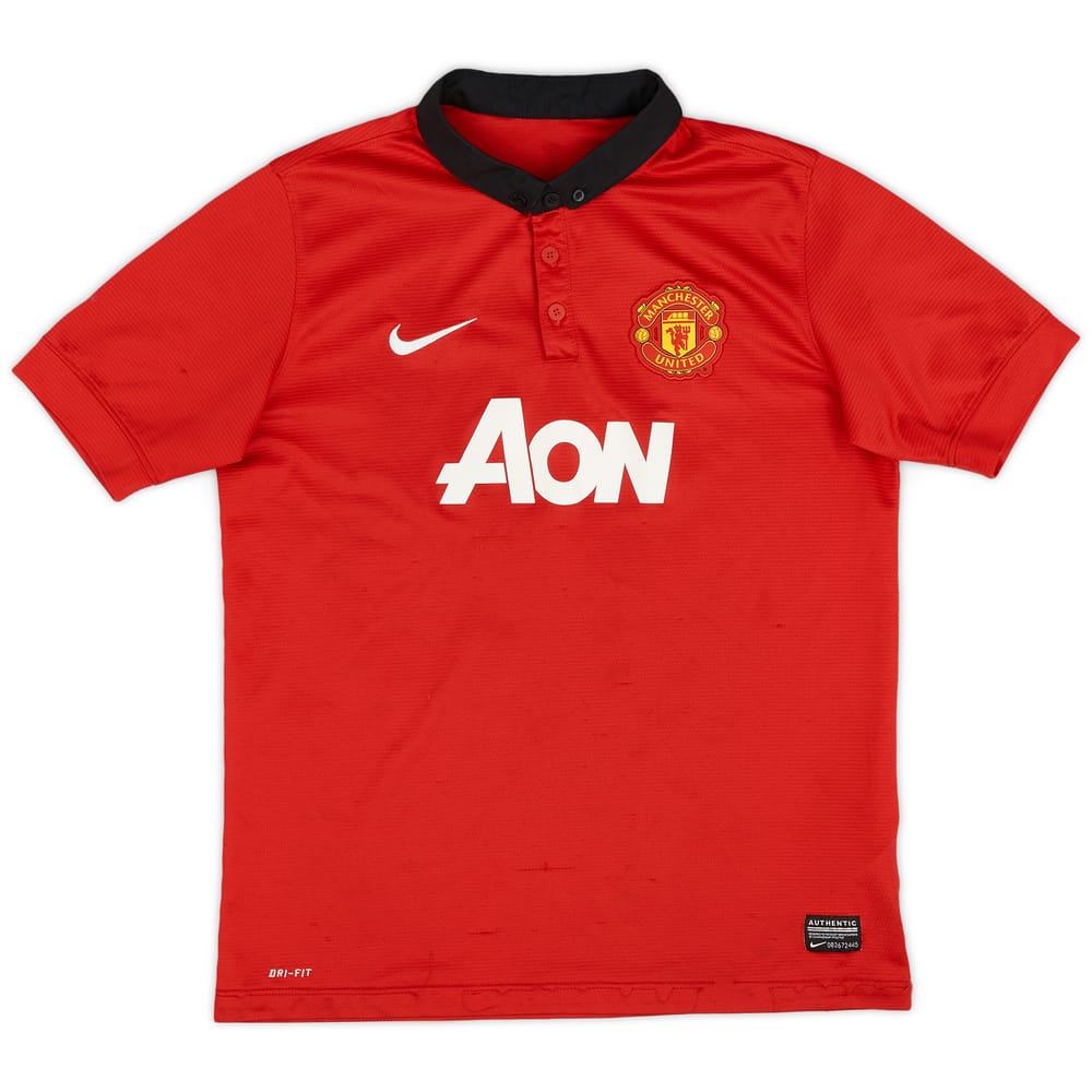2013-14 Manchester United Home Shirt - 6/10 - (XL.Boys)