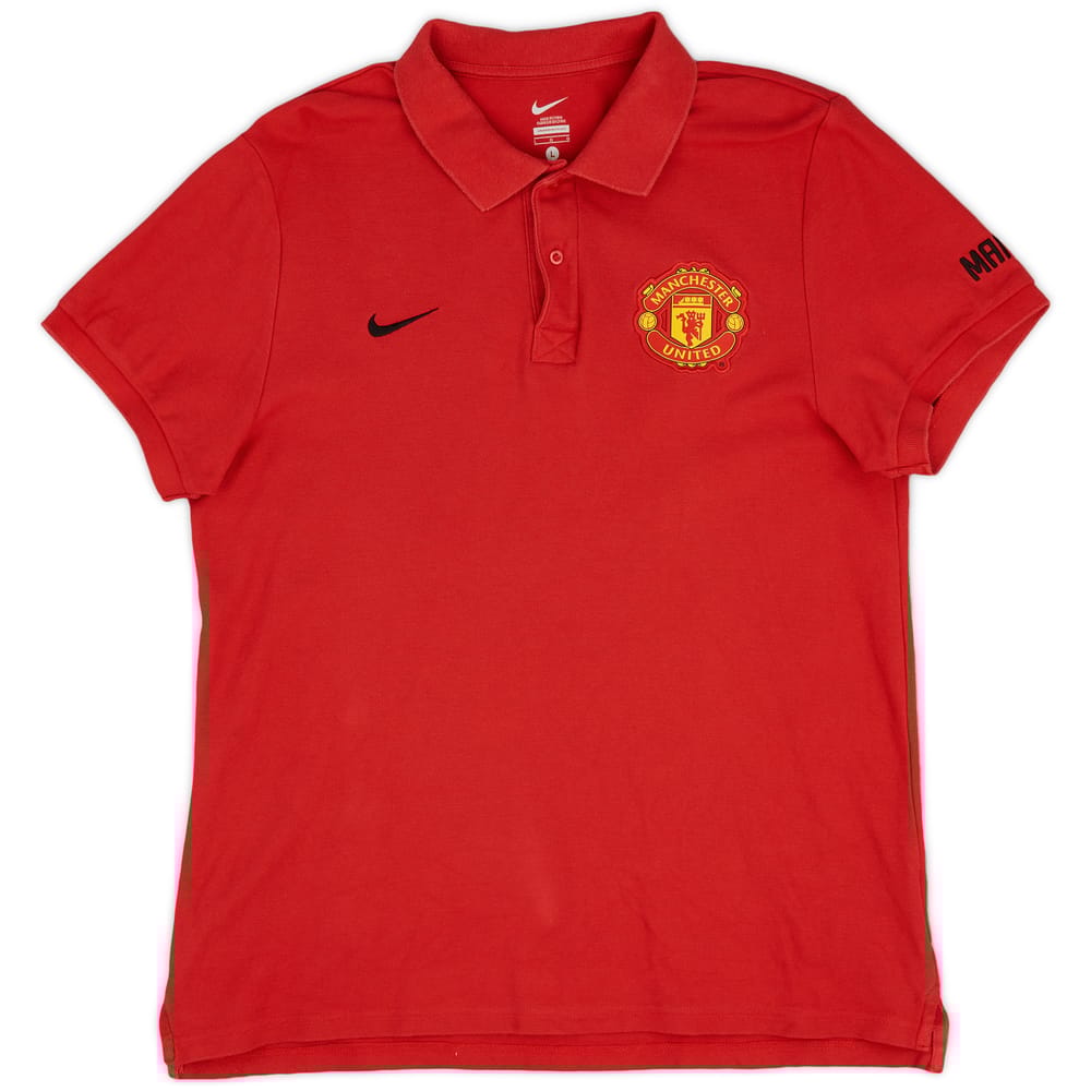 2011-12 Manchester United Nike Polo Shirt - 8/10 - (L)